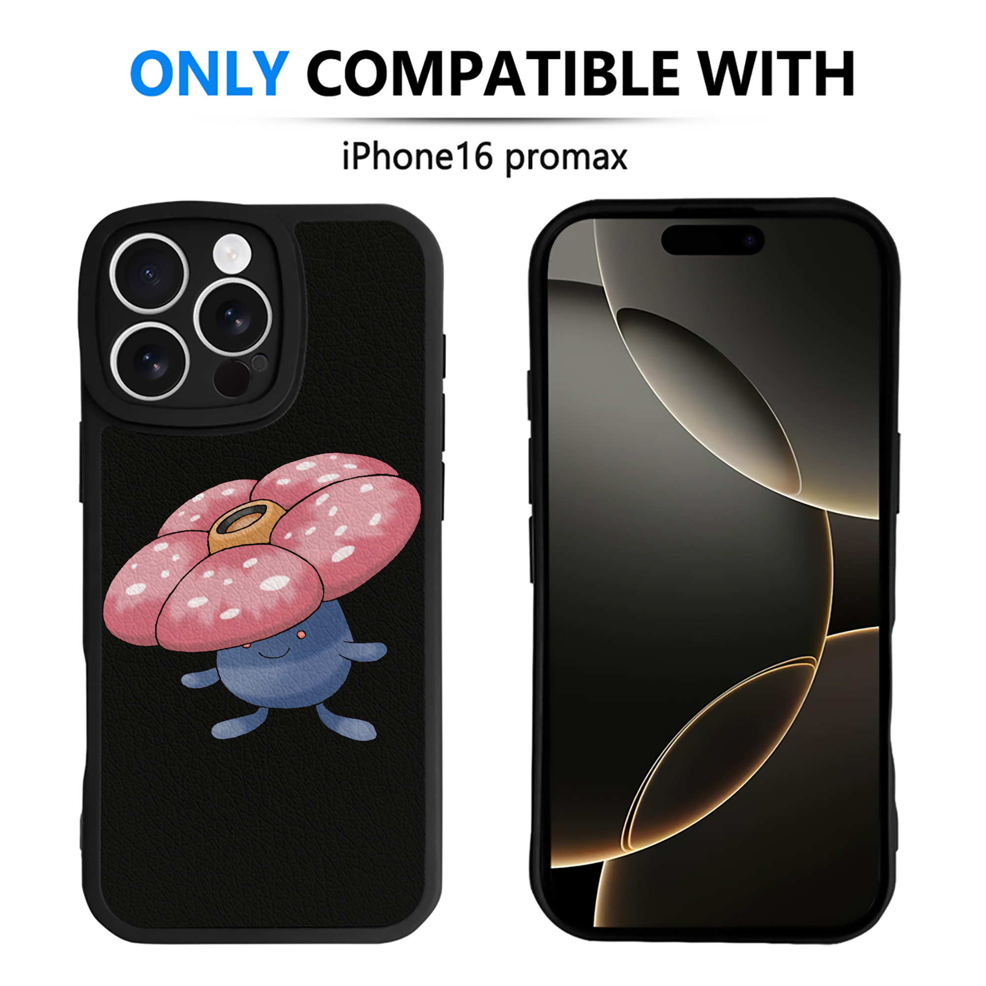 （画像用） ポケットモンスター Pokémon 【iPhone 16シリーズ対応】シリコンスマホケース（レザー調） 材質：シリコン